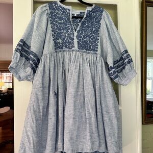 Mi Golondrina Violeta Azules Claro Dress